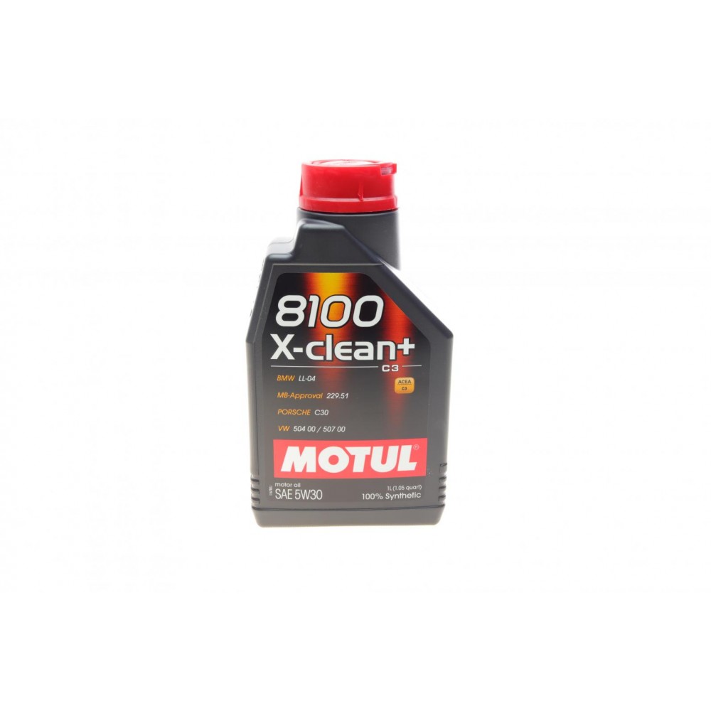 Олива 5W30 X-clean+ 8100 (1л) (LL-04/VW 504 00/507 00/MB 229,51/Porsche C30) (106376/102259)