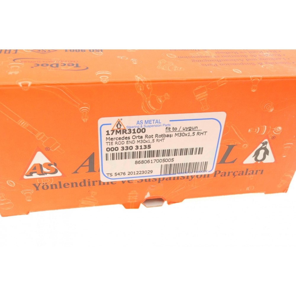Наконечник тяги рульової MB 811 (M30x1.5RHT)