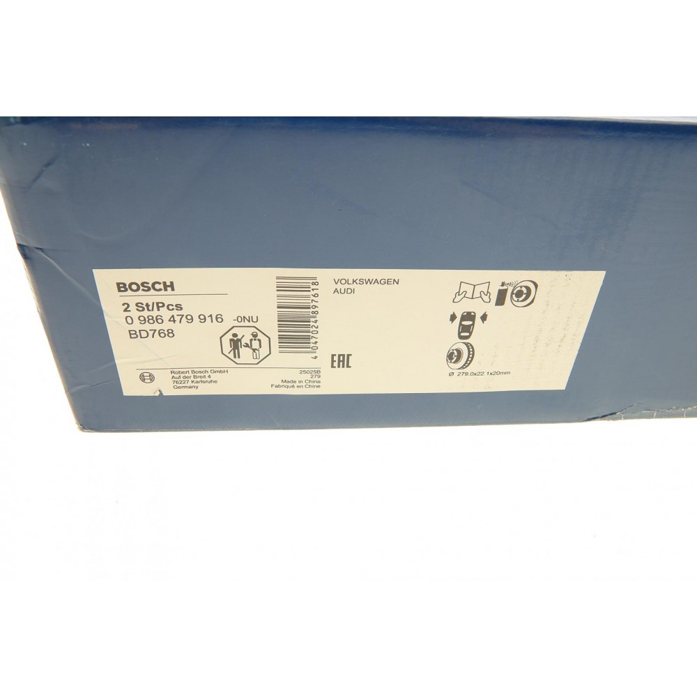 Диск гальмівний (передній) Audi A4/A8 94-09/Seat Exeo 08-/VW Passat B5 96-01 (279x22.1)