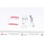 Комплект пружинок колодок ручника Kia Rio/Mazda 626 -05 (Sumitomo)