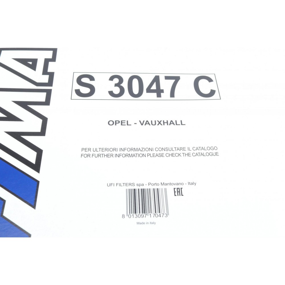Фільтр салону Opel Astra F/G/H 96-10