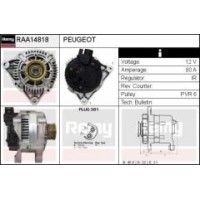 Генератор Citroen Berlingo/Fiat Scudo/Peugeot Partner 1.9-2.0 D 98-11 (12V/80A)