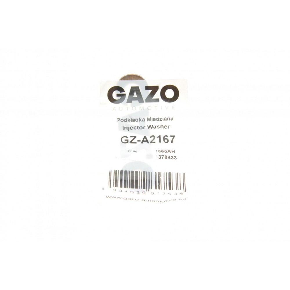 Шайба під форсунку Citroen Jumper/Fiat Ducato/Ford Transit 2.2-2.4 HDI 06- (к-кт 4шт)