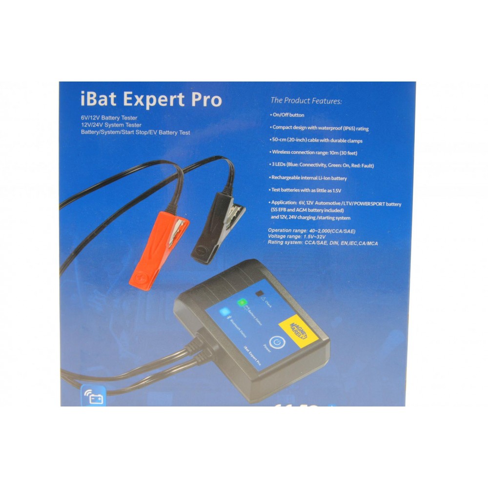 Тестер акумуляторів цифровой 6-12V AGM/EFB/GEL/WET