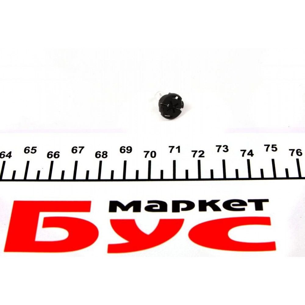 Автолампа 12V 1.2W F4.8 Black (в щиток приладів)