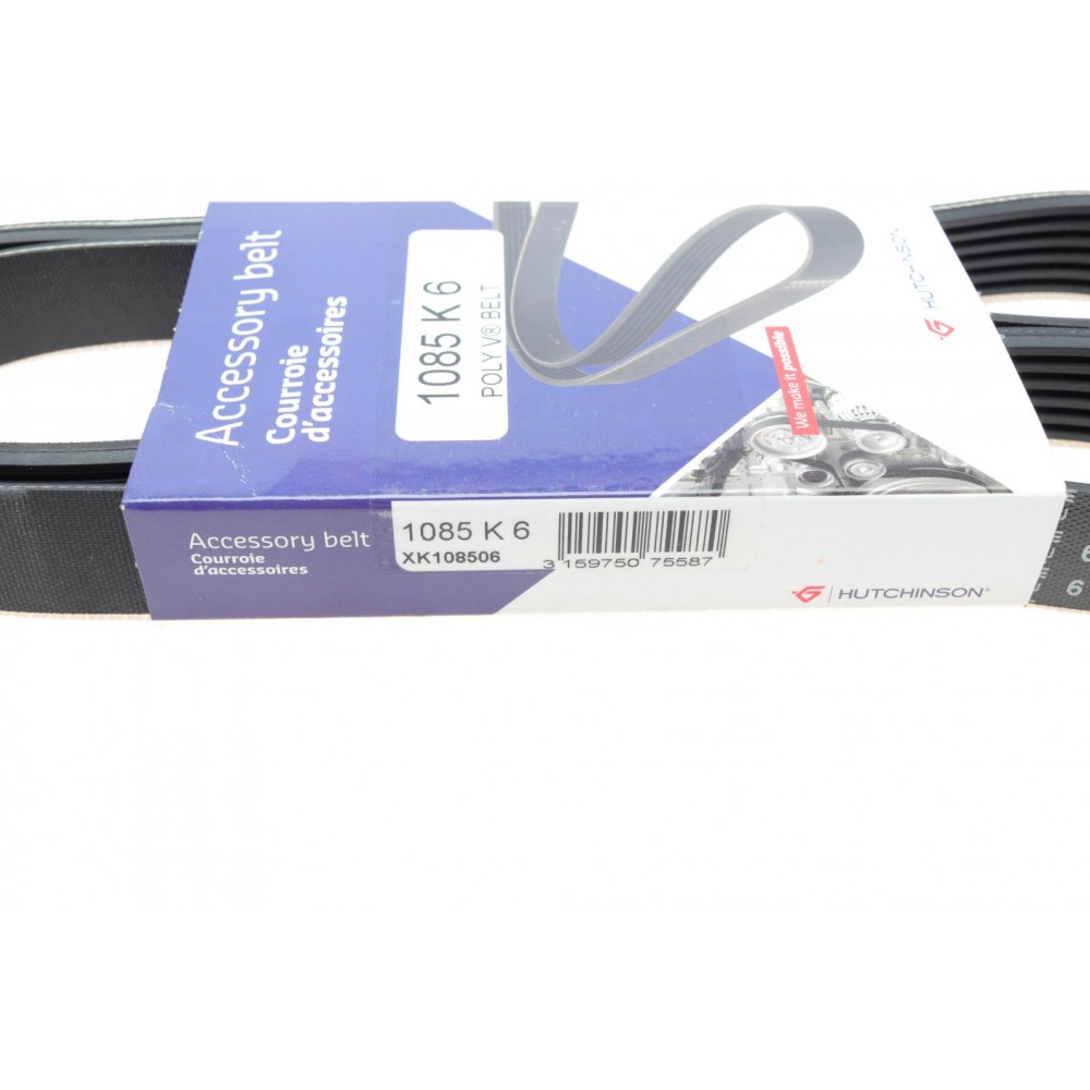 Ремінь генератора VW Golf V/VI/Passat VI/VII/Tiguan/Touran 1.4TSI/FSI/1.6 FSI 03-18 (6PK1085)