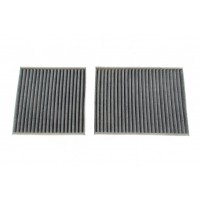 Фільтр салону Citroen C3 09-/C4 Cactus/Peugeot 2008 13-/207 06-15/208 12- (к-кт 2шт.) (вугільний)