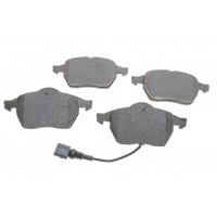 Колодки гальмівні (передні) Audi A3/TT/Seat Leon/Skoda Octavia/VW Golf 96-10 (+датчик) (Continental)