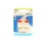 Автолампа P21W 12V BA15s (LED) (червона) (к-кт 2шт.)