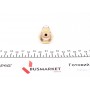 Перехідник для балона R134a 1/4'' x 13 мм + 1/4