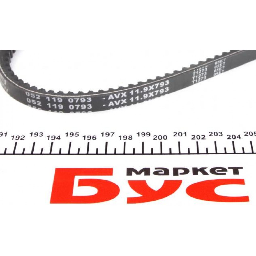 Ремінь генератора VW LT 2.0/2.4/2.7D 75-96 (11.9x793) (Більше не поставляється)