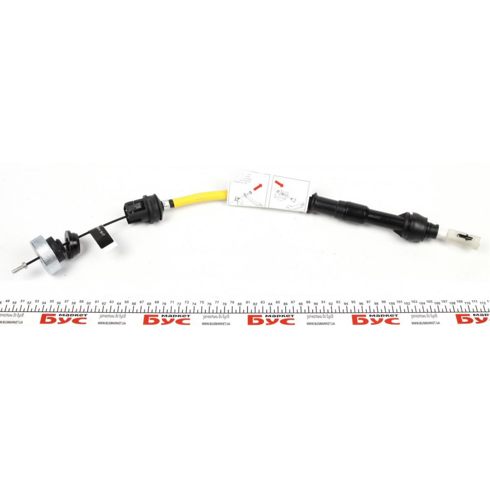 Трос зчеплення Citroen Berlingo/Peugeot Partner 1.8/1.9D (з авторегул.) (655/314 мм) = FKS05014