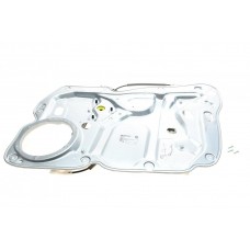 Склопідіймач (передній) VW Touran 03-15 (R) (електро) (без моторчика) (з пластиною)