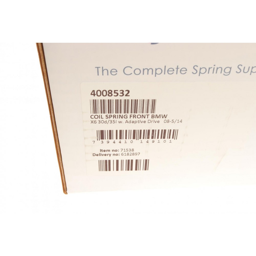 Пружина (передня) BMW X6 (E71/E72) 30d/35i 07-14 (SUV) (з Adaptive Drive)