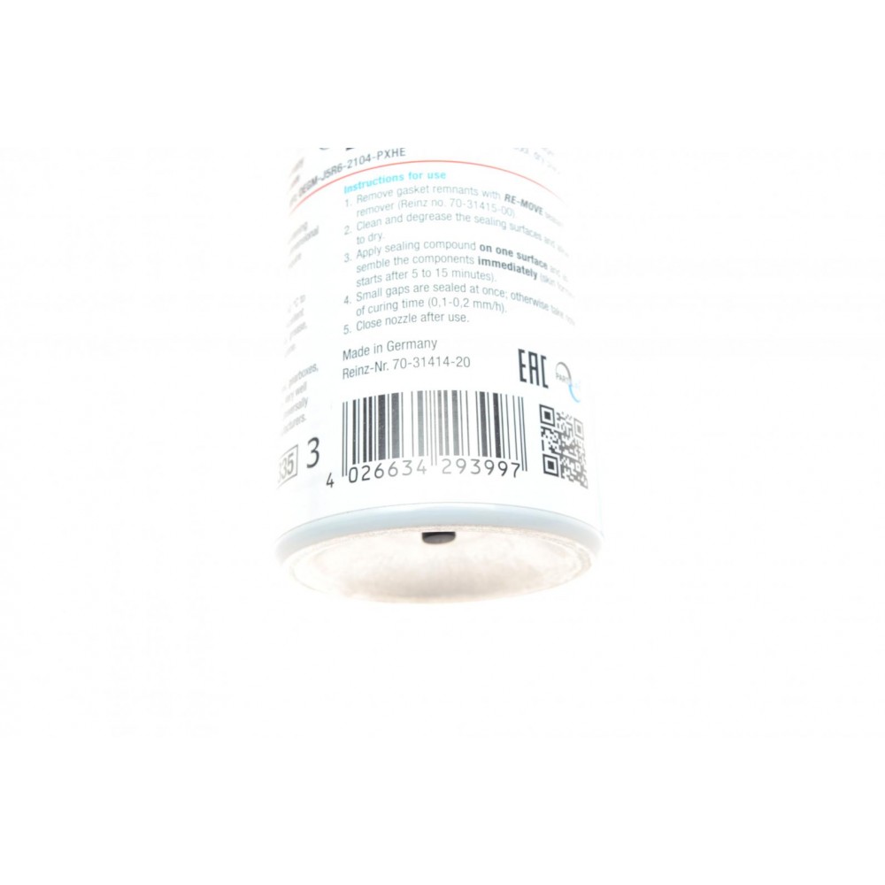 Герметик Reinzosil Tube -50°C +320°C, 200мл (антрацит)