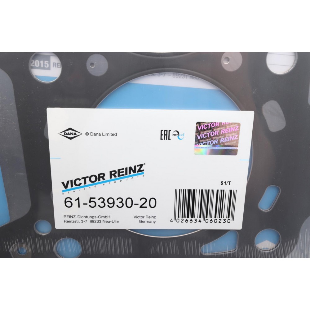 Прокладка ГБЦ Toyota RAV 2.2 D 06- (3 метки) (1.1mm)