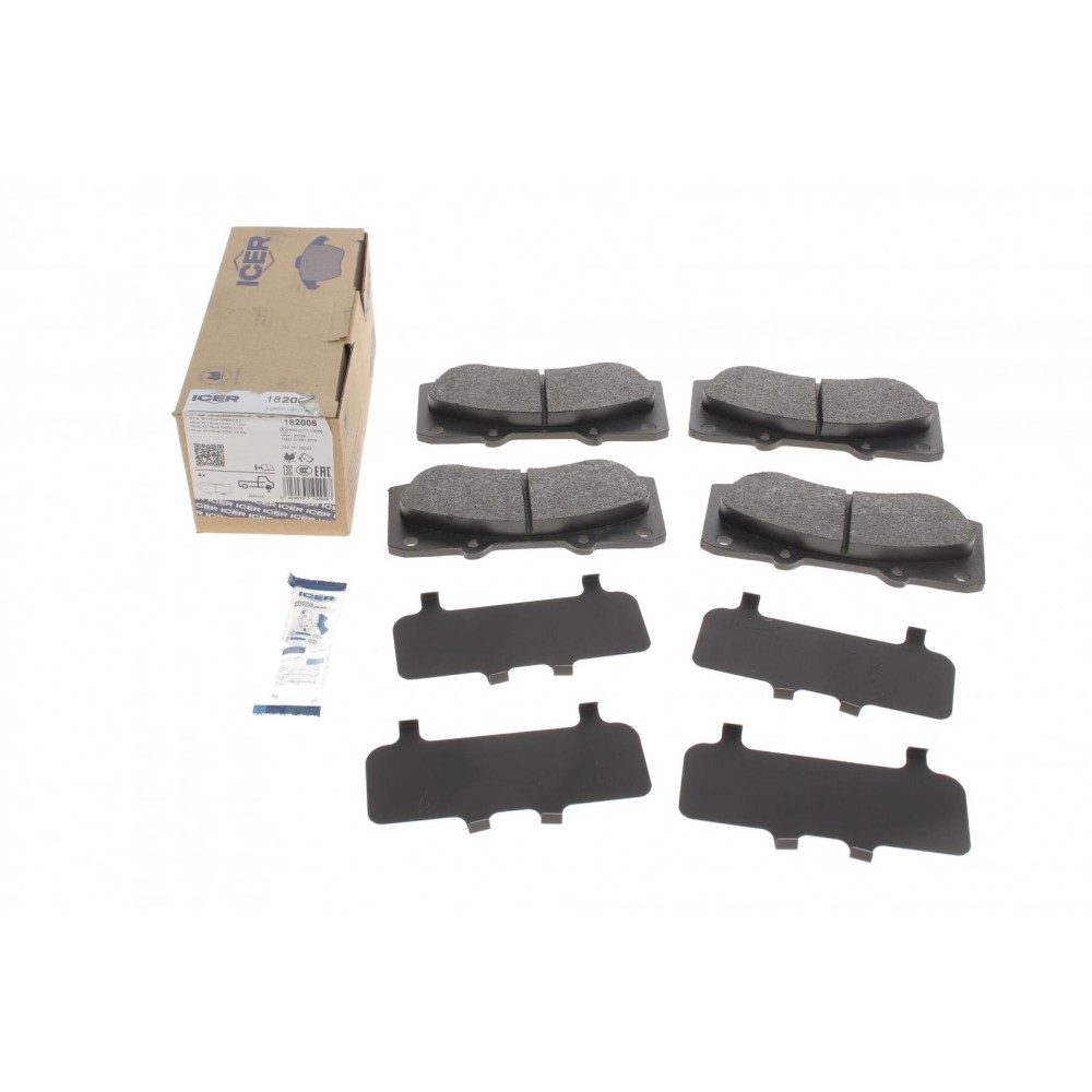 Колодки гальмівні (передні) Toyota Hilux 05-/Fortuner 04-15