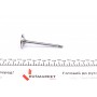 Клапан (випуск) VW Caddy/Golf/Passat 1.6 04-10/Skoda Octavia 1.6 00-13 (33x6x93.9) (азотування)