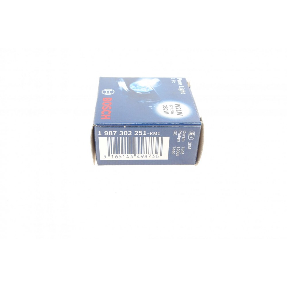 Автолампа W21W 12V 21W W3x16d Pure Light WS