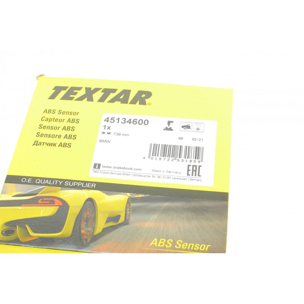 Датчик ABS (передній) BMW X1 (F48) 15- (L=739mm)