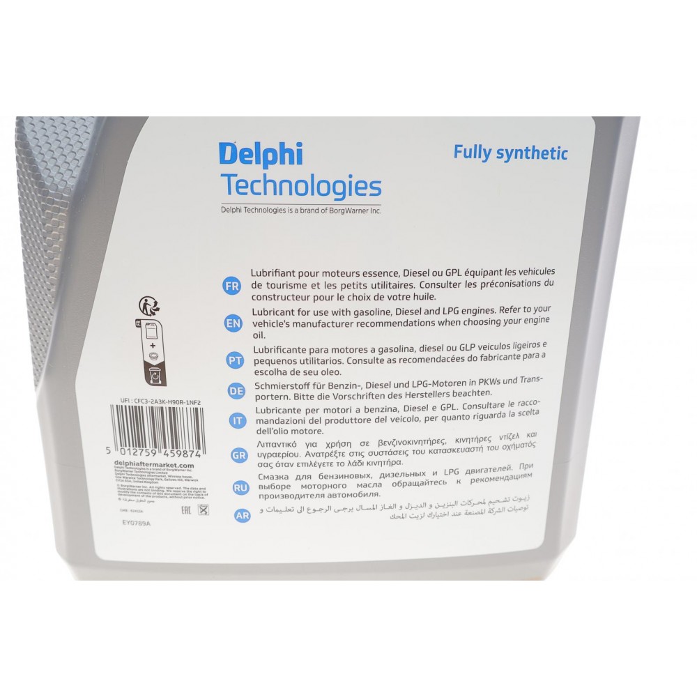 Олива 5W30 Delphi Prestige Super Plus C4 (5L) (RN0720/MB 229.51/MB226.51)