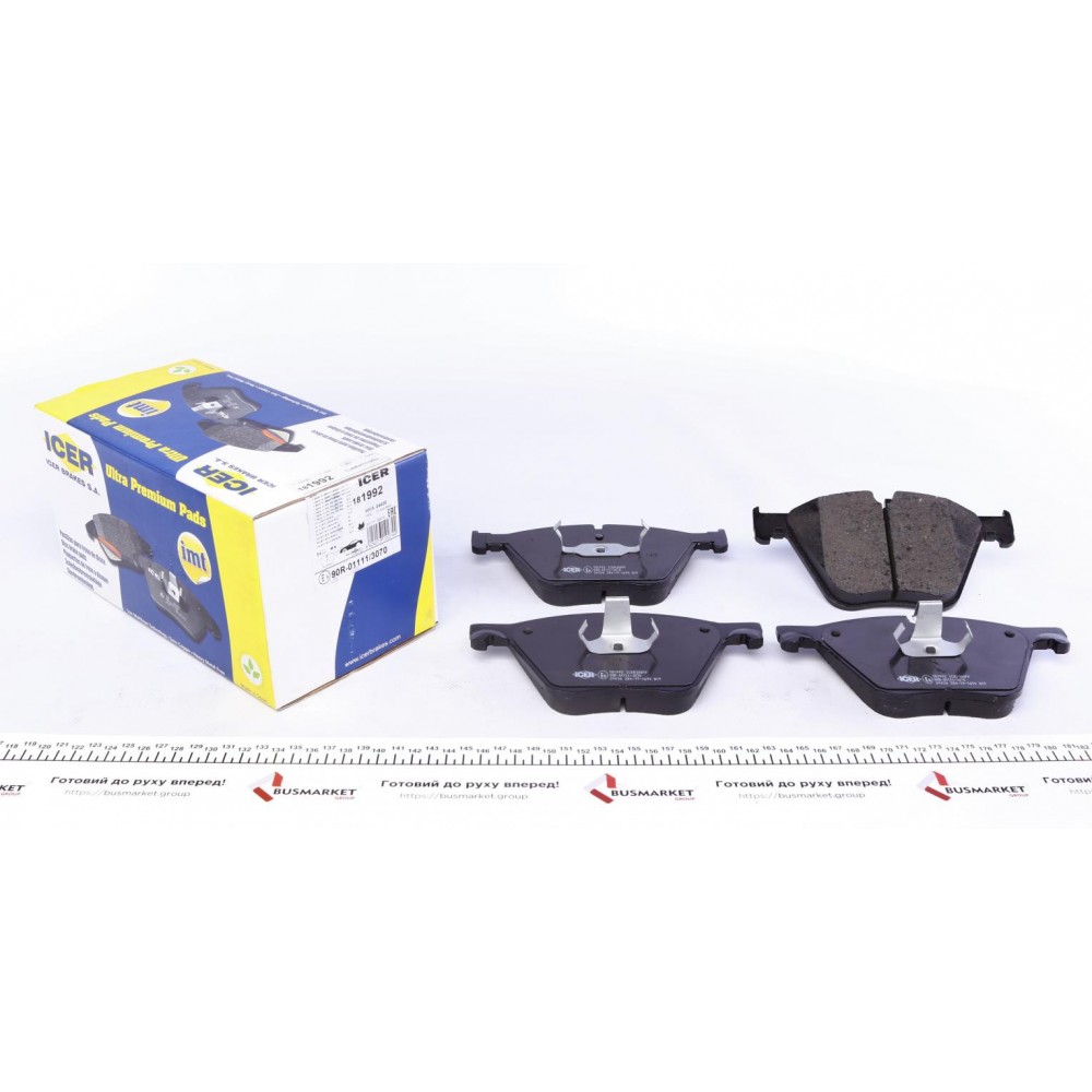 Колодки гальмівні (передні) BMW 5 (F07) 09-/7 (F01-F04) 08-15/X5 (E70/F15/F85)/X6 (E71/F16) 06-