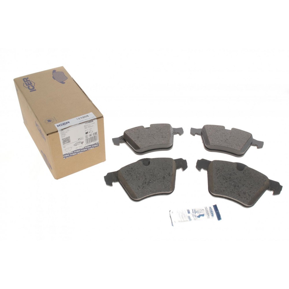 Колодки гальмівні (передні) Ford Galaxy/Mondeo IV/S-Max 07-15/Volvo S60/S80/V60/V70/XC70 06-