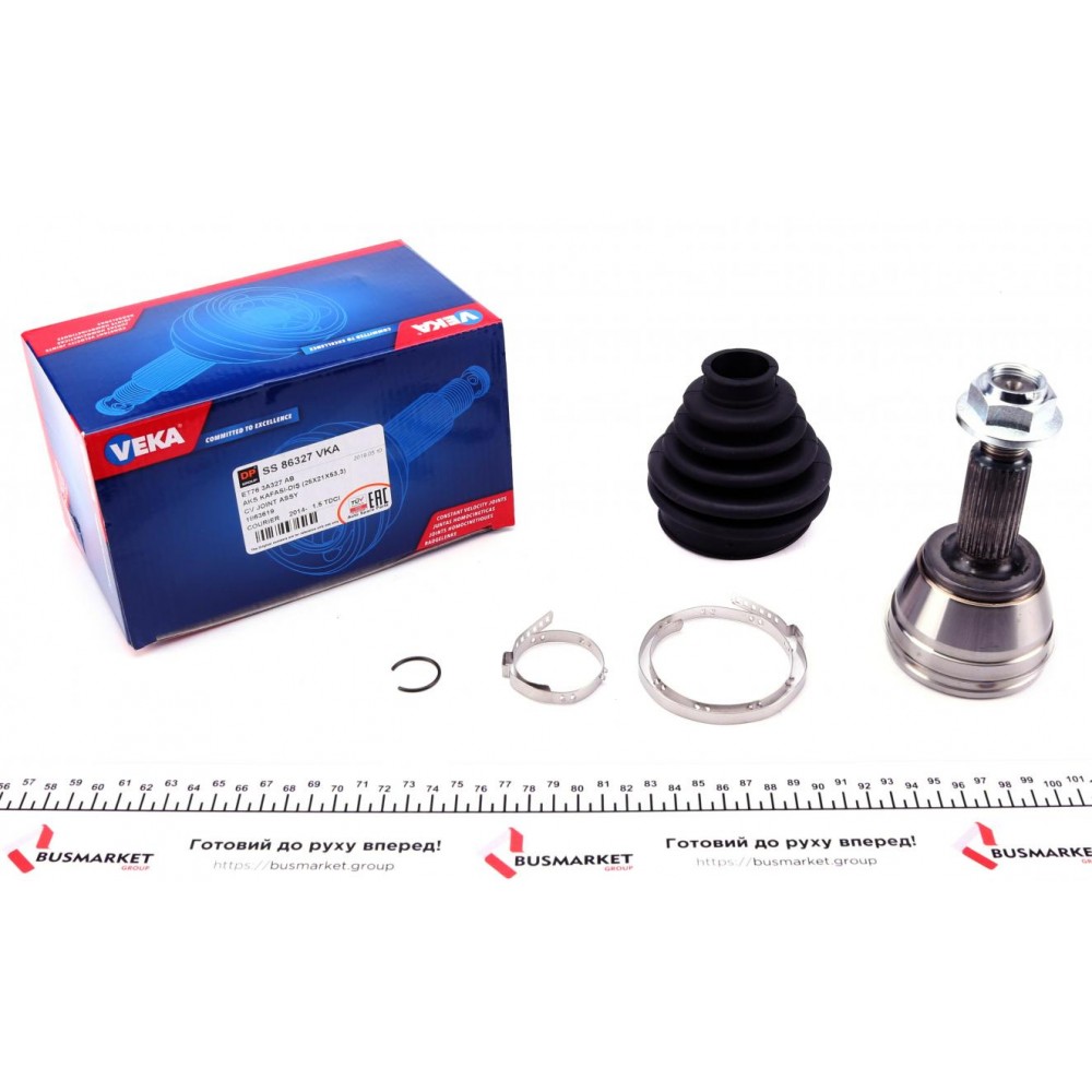 ШРКШ (зовнішній) Ford Fiesta/ Fusion 01-12 (25x21z) (-ABS)