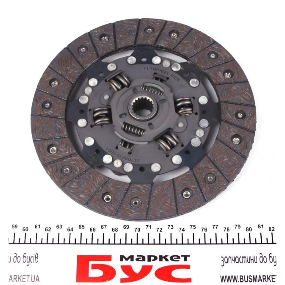 Комплект зчеплення Citroen Jumpy 1.9D 98- (d=215mm) (+вижимний)