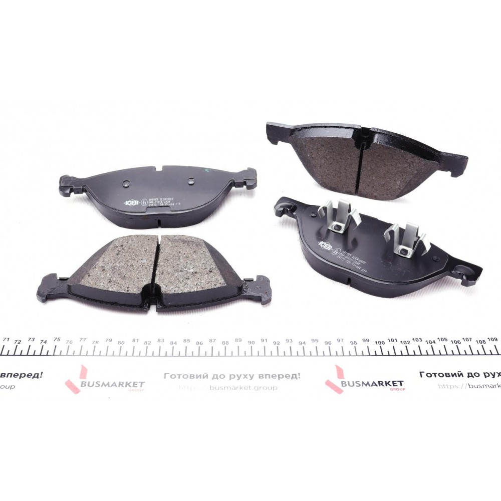 Колодки гальмівні (передні) BMW X5 (E70/F15/F85) 06-/X6 (E71/E72/F16/F86) 08-