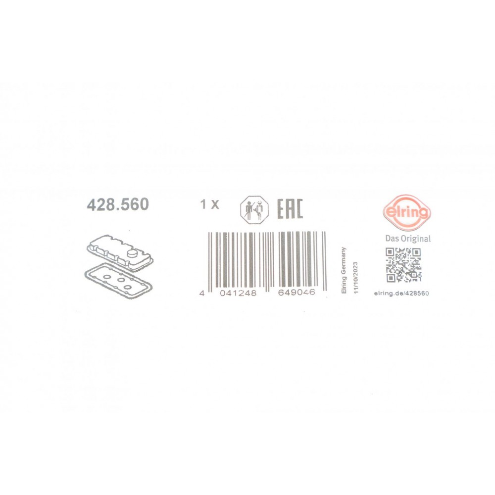Прокладка кришки клапанів Honda City/Civic/Jazz 1.2/1.3/1.4 02-12