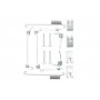 Комплект пружинок колодок ручника Ford Escort 1.3-1.8 90-00 (TRW)