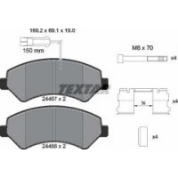 Колодки гальмівні (передні) Citroen Jumper/Fiat Ducato/Peugeot Boxer 2.0-3.0HDi 06- R16(з датчиком)