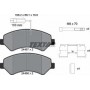 Колодки гальмівні (передні) Citroen Jumper/Fiat Ducato/Peugeot Boxer 2.0-3.0HDi 06- R16(з датчиком)