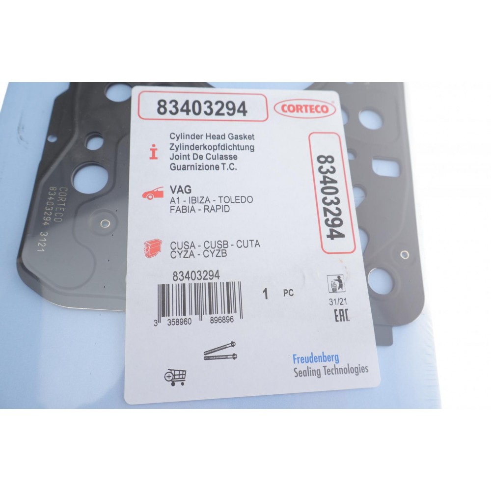 Прокладка ГБЦ VW Polo 1.4 TDI 14- (1.55mm)