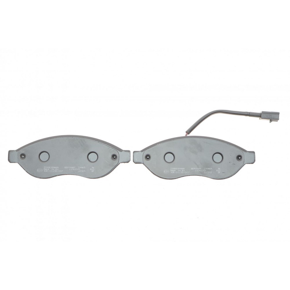 Колодки гальмівні (передні) Citroen Jumper/Fiat Ducato/Peugeot Boxer 06- (Brembo) (з датчиком)