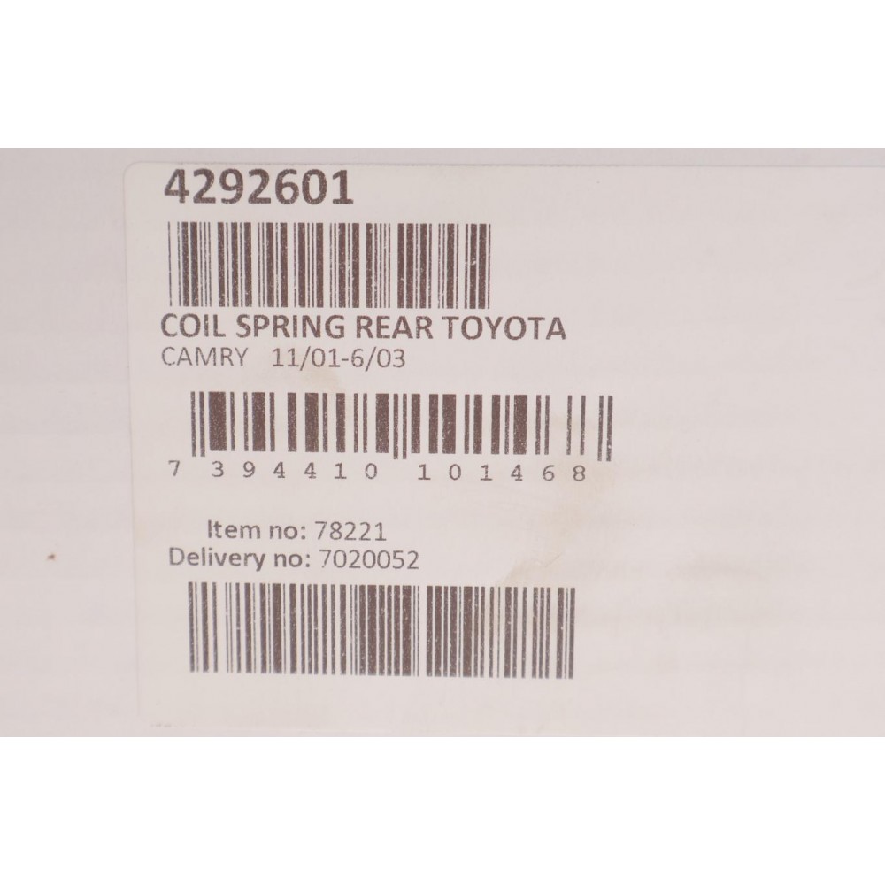 Пружина (задня) Toyota Camry (_V3_) 2.4/3.0 01-03 (седан)