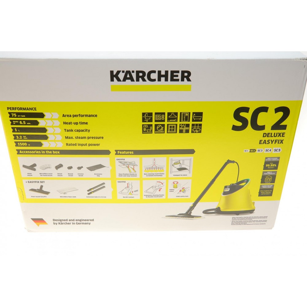 Пароочисник SC 2 Deluxe Easy Fix (1500Вт)