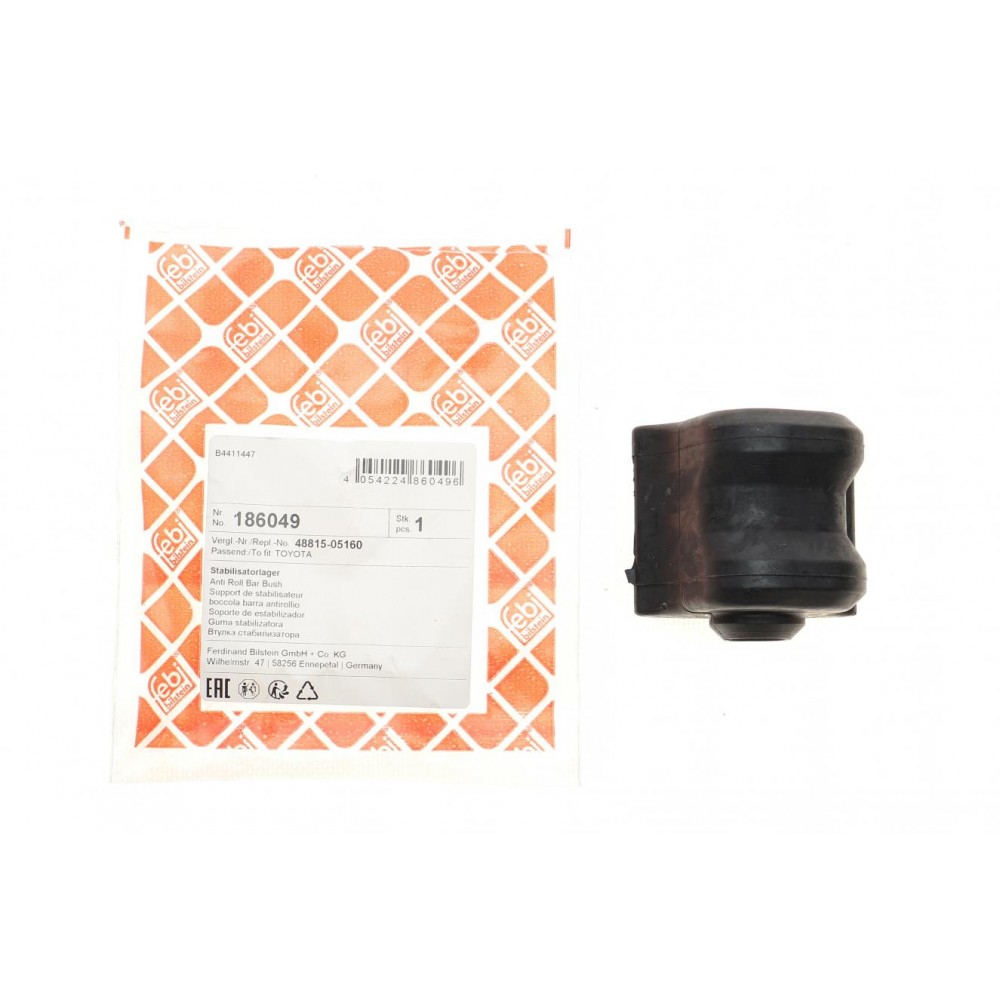 Втулка стабілізатора (переднього) Toyota Auris 12-18/Avensis 08-18 (d=21mm) (R)
