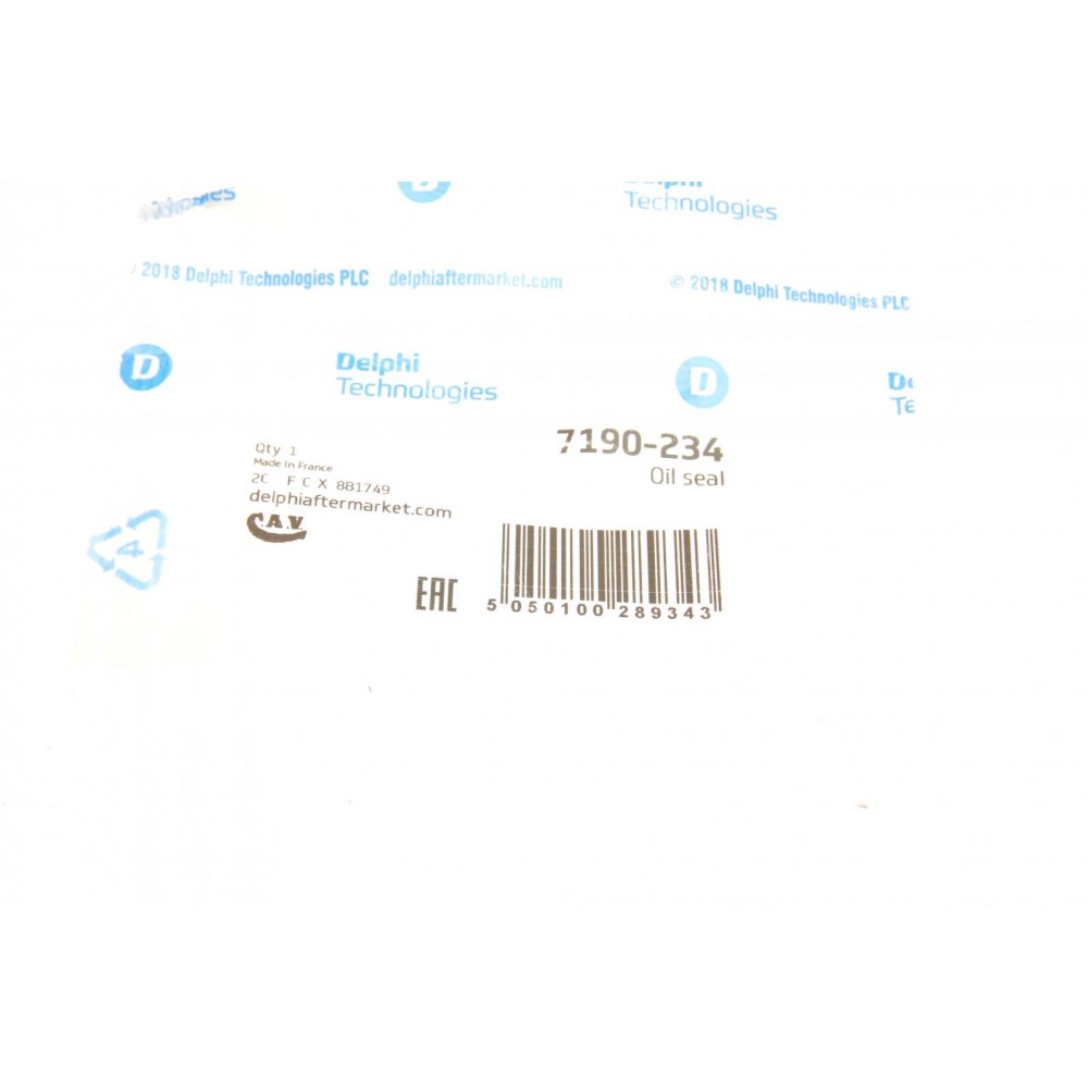 Сальник ТНВД MB E-class (W211)/C-class (W204) 02-08 (25x38x6.5)