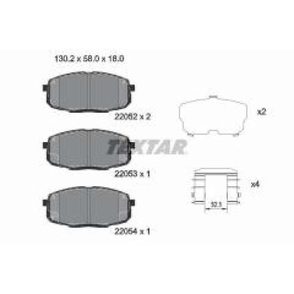 Колодки гальмівні (передні) Hyundai Elantra/ i30 08- /Kia Cerato II 09-/Soul II/III 17- (Mando) Q+ 