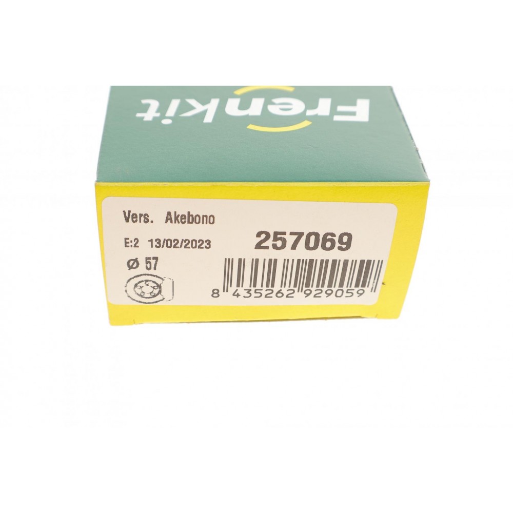 Ремкомплект супорта (переднього) Dodge Cliber/Jeep Patriot 06- (d=57mm) (Akebono) (замінений на 257072)