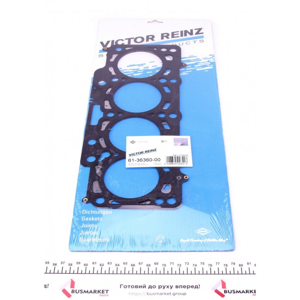 Прокладка ГБЦ VW Caddy 1.6TDI 10-, Ø80,50mm, 1,55mm, 1 метка