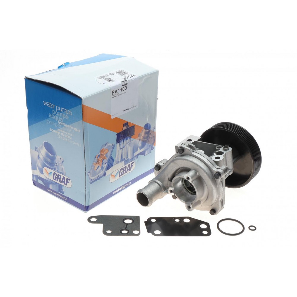 Помпа води Ford Transit VIII 2.4TDCi RWD 06-14 (R/B) (8 лоп.) (7 кан.) (з корпусом)