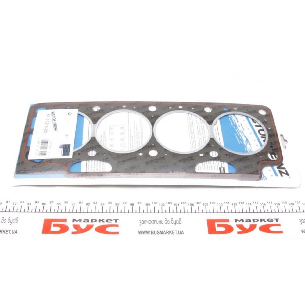 Прокладка ГБЦ Renault 11/19/Megane 1.9D -01, Ø81,00mm, 1,65mm, (2 метки), F8Q