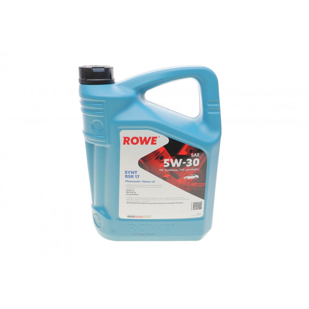 Олива 5W30 HIGHTEC SYNT RSR 17 (5L) (MB 226.52/RN17/RN 0700/0710) (ACEA C3)
