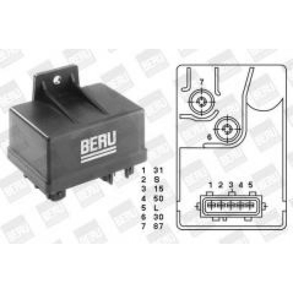 Реле свічок розжарювання Citroen Jumper/Fiat Ducato/Iveco Daily 1.9TD-2.5D 78-06 (12V)
