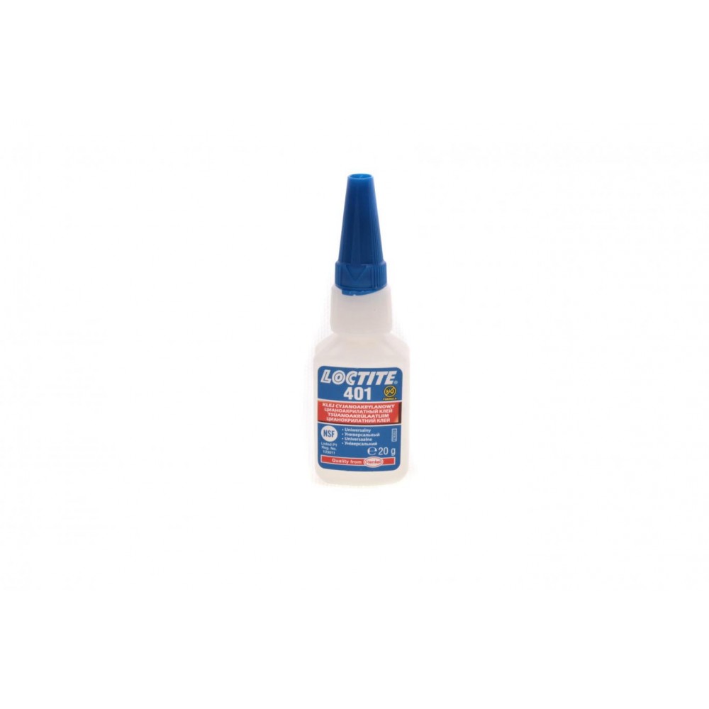 LOCTITE 401, 20g Суперклей універсальний (-40 до +120°С) пониженої в'язкості