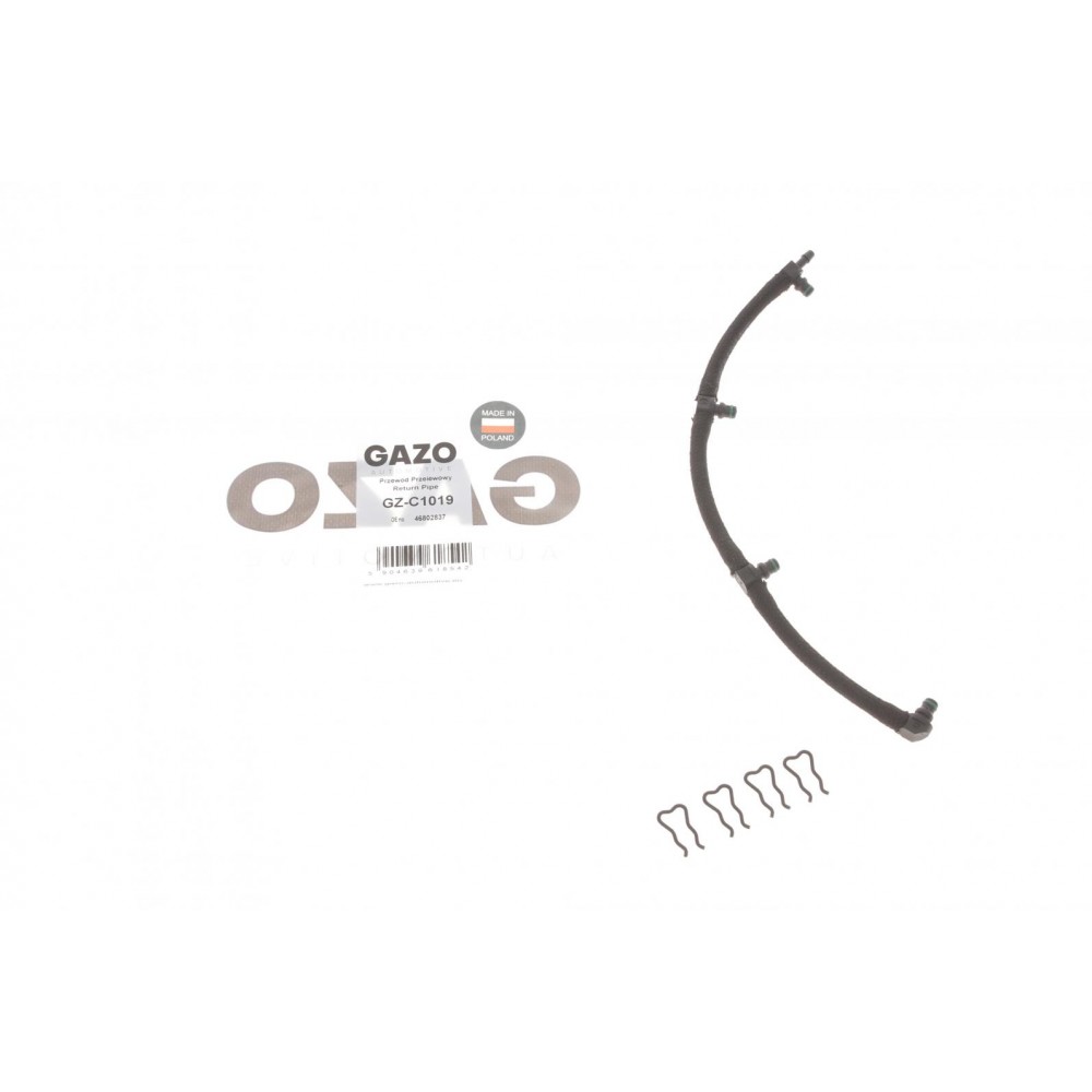 Шланг зливний Fiat Doblo 1.9 JTD 01- (к-кт)