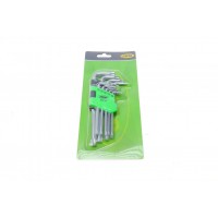 Набір ключів Г-под. Torx з отвором T10-T50
